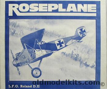 Roseplane 1/72 LFG Roland D.II  (DII), R302 plastic model kit
